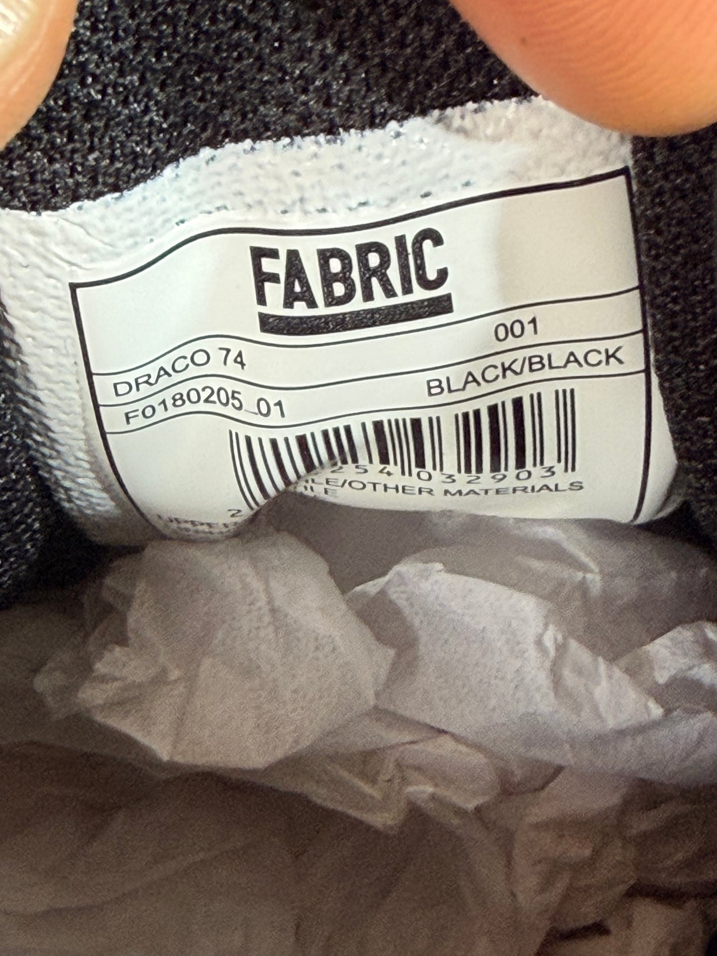 FABRIC trainers Size UK9-UK11