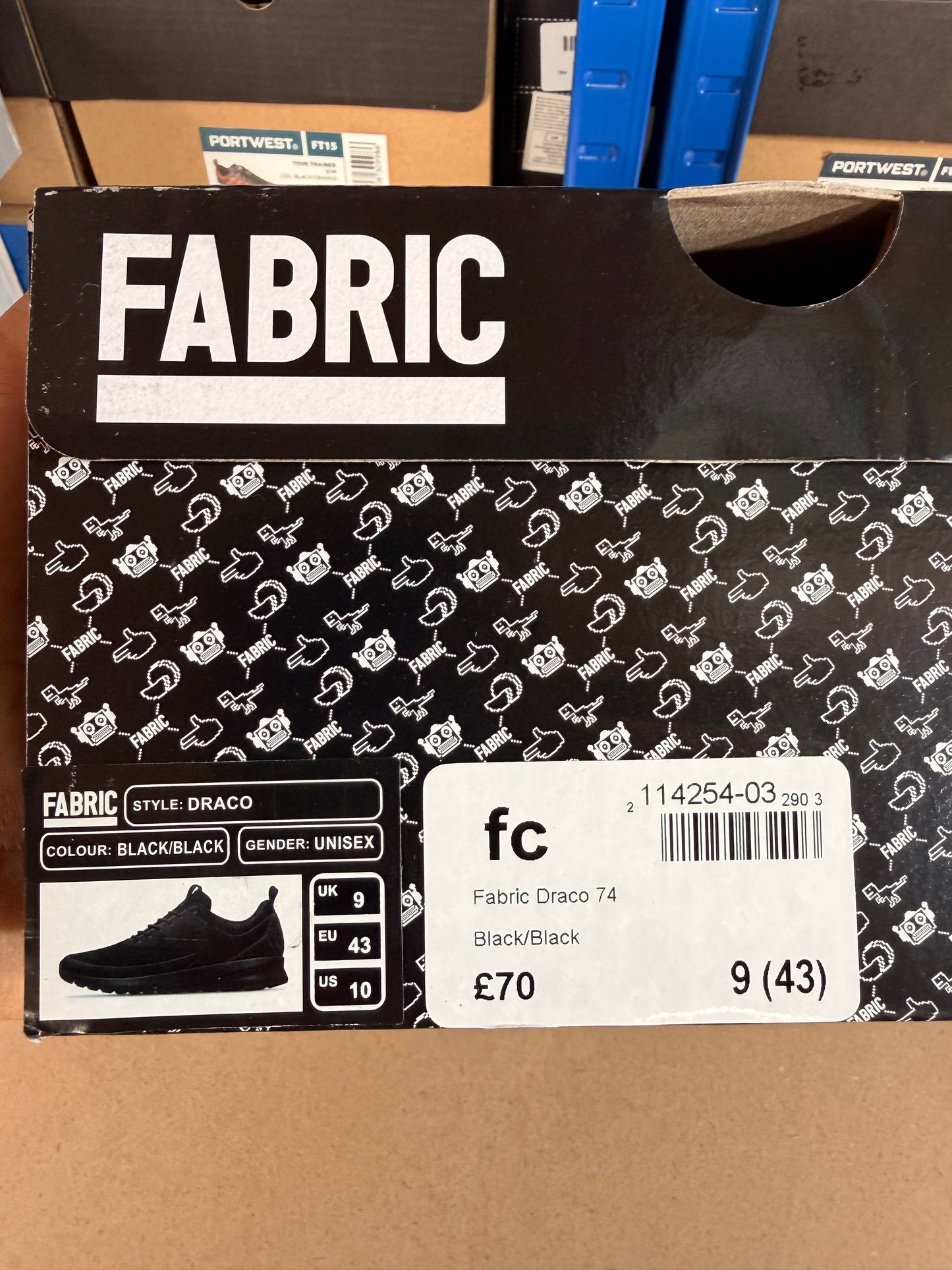 FABRIC trainers Size UK9-UK11